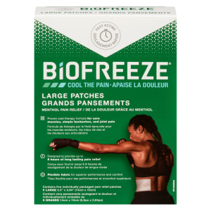 Biofreeze Large Patches Menthol Pain Relief