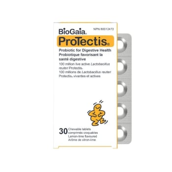 BioGaia ProTectis Probiotic Chewable Tablets 30 Count