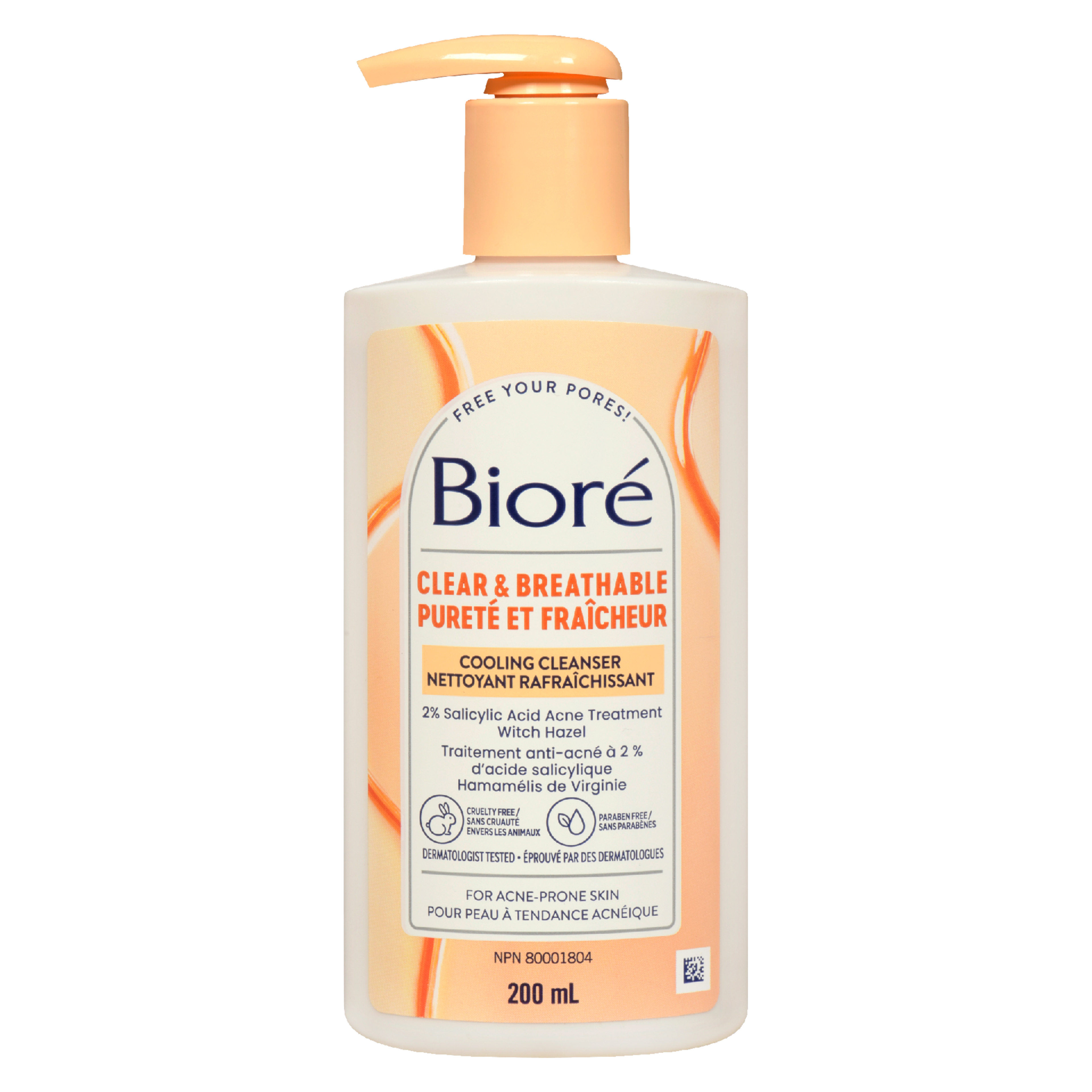 Bioré Cooling Cleanser Clear & Breathable 200 ml