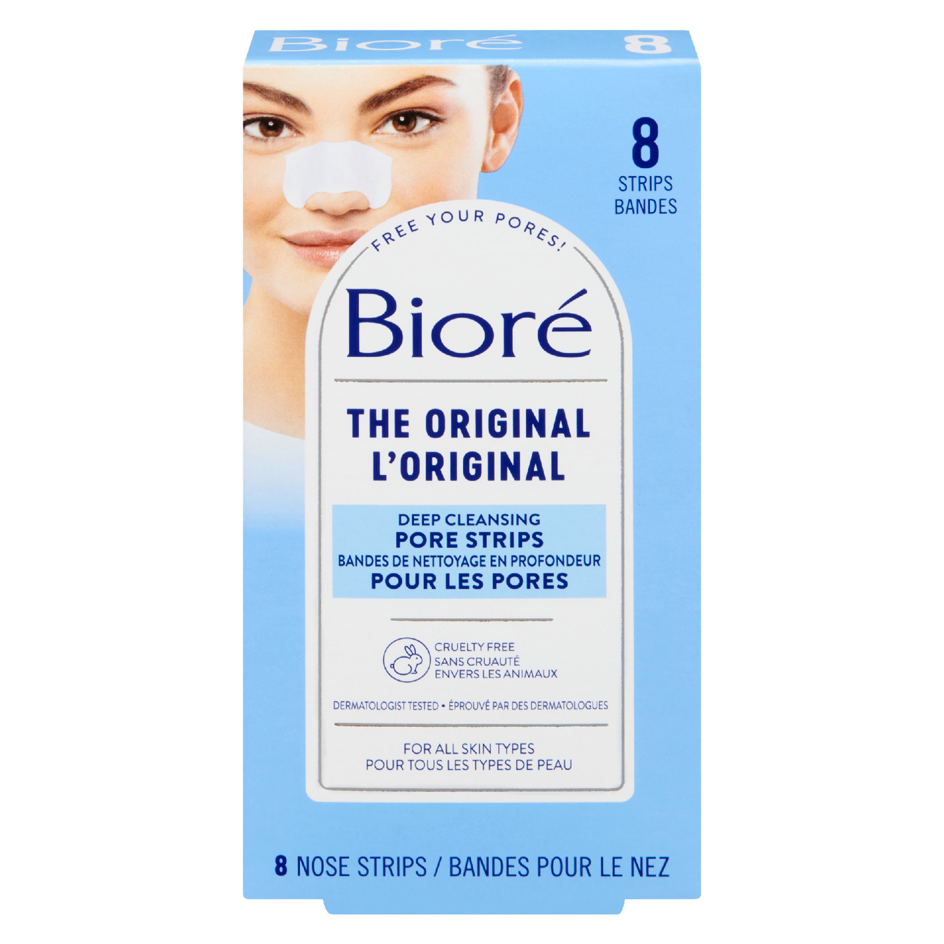 Bioré Deep Cleansing Pore Strips the Original 8 Nose Strips