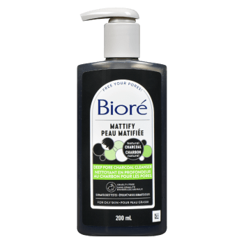 Bioré Deep Pore Charcoal Cleanser Mattify 200 ml