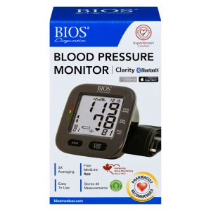 BIOS Diagnostics Blood Pressure Monitor Clarity Bluetooth
