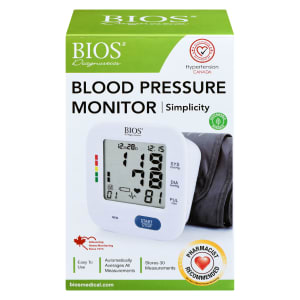 BIOS Diagnostics Blood Pressure Monitor Simplicity