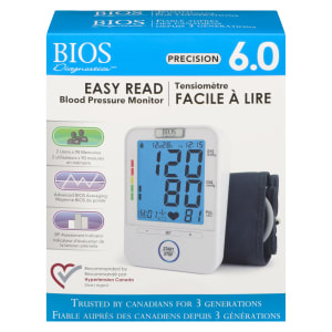 BIOS Diagnostics Easy Read Blood Pressure Monitor Precision 6.0