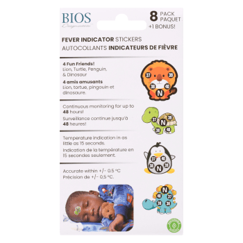 BIOS Diagnostics Fever Indicator Stickers 8 Pack + 1 Bonus