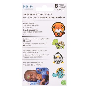 BIOS Diagnostics Fever Indicator Stickers 8 Pack + 1 Bonus