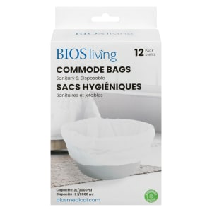 BIOS Living Commode Bags 12 Pack