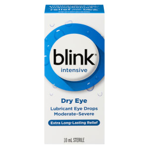 Blink Lubricant Eye Drops Dry Eye Moderate-Severe Sterile 10 ml