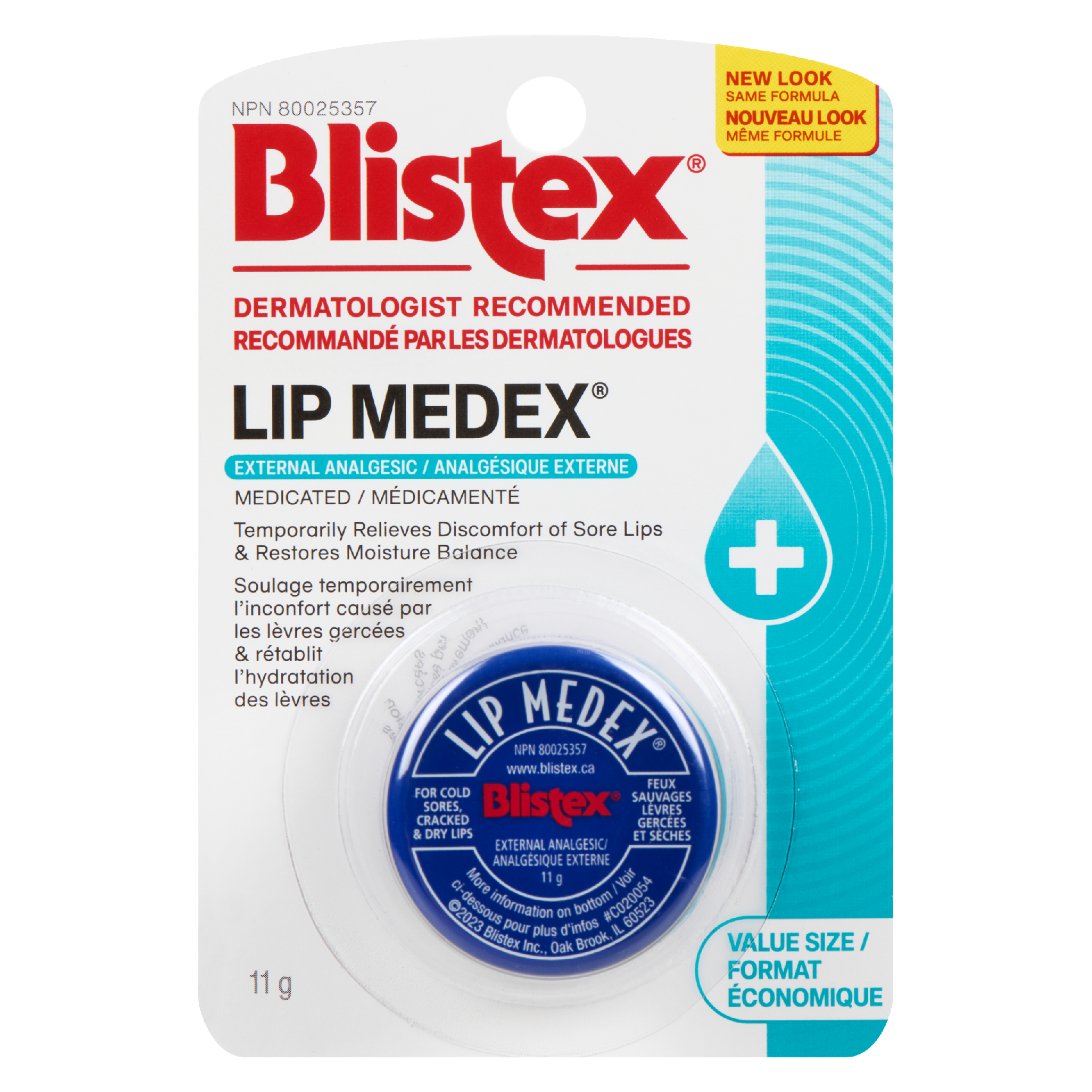Blistex Lip Medex External Analgesic Medicated Value Size 11 g