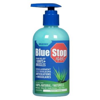 Blue Stop Max Pain Relief for Joints + Muscles Fresh Scent 237 ml