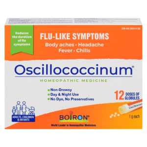 Boiron Oscillococcinum Homeopathic Medicine Adults, Children & Infants 12 Doses of Globules x 1 g