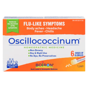 Boiron Oscillococcinum Homeopathic Medicine Adults, Children & Infants 6 Doses of Globules x 1 g