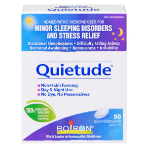 Boiron Quietude Sleep & Stress 90 Quick Dissolving Tablets