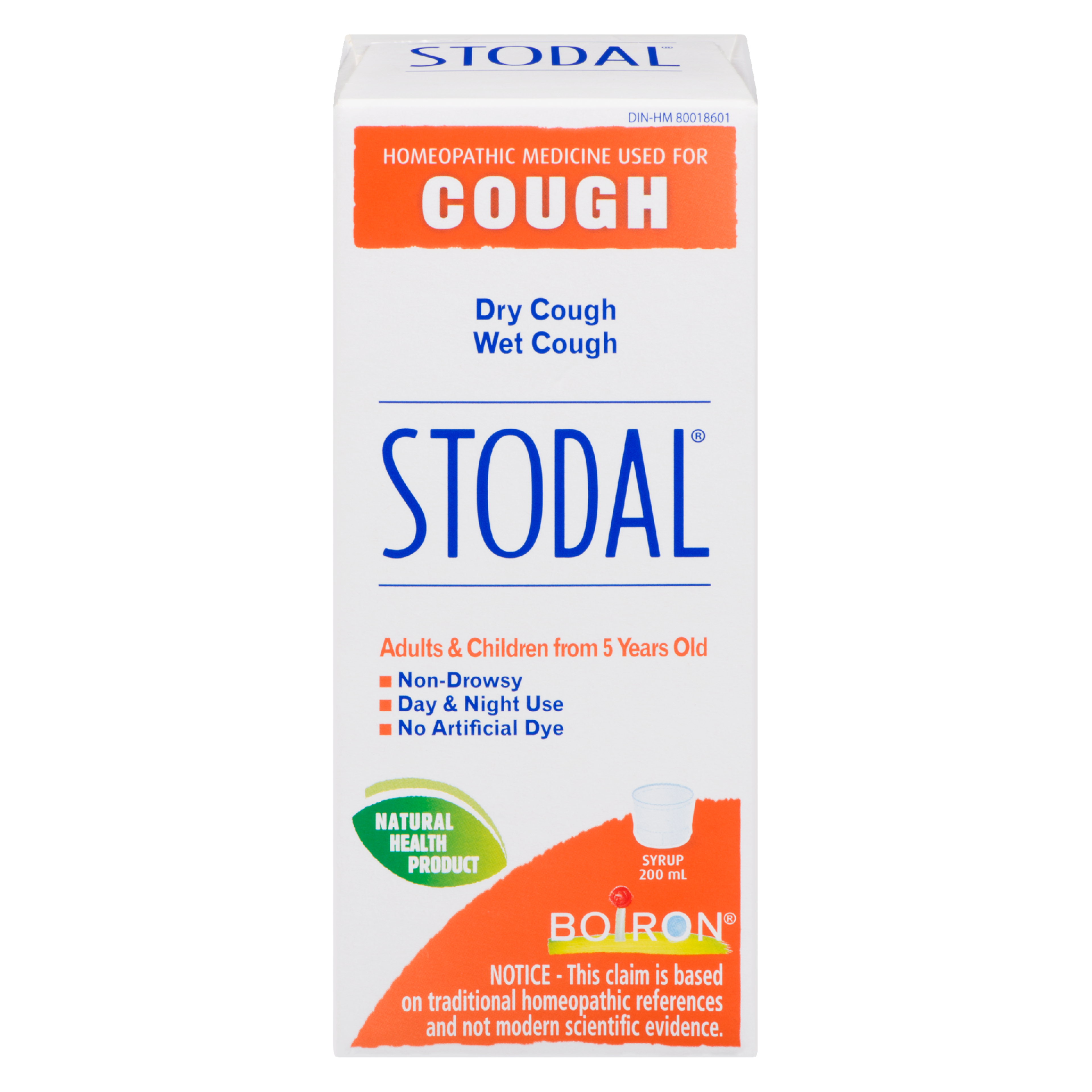 Boiron Stodal Syrup Homeopathic Medicine Used for Cough 200 ml