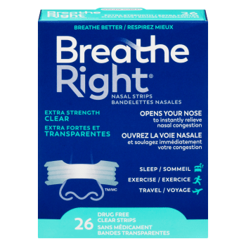 Breathe Right Nasal Strips Extra Strength Clear 26 Clear Strips