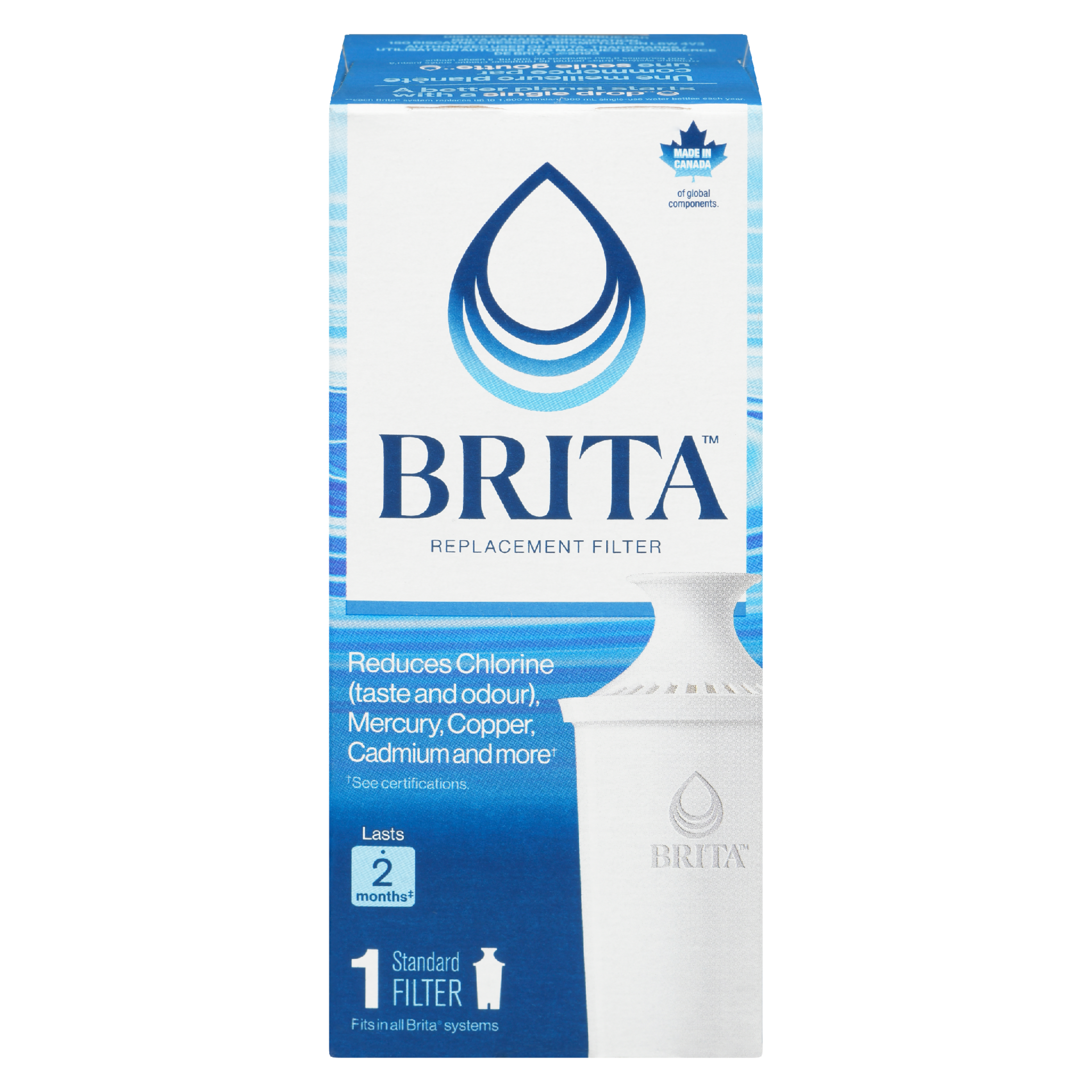 Brita Replacement Filter 1 Standard Filter