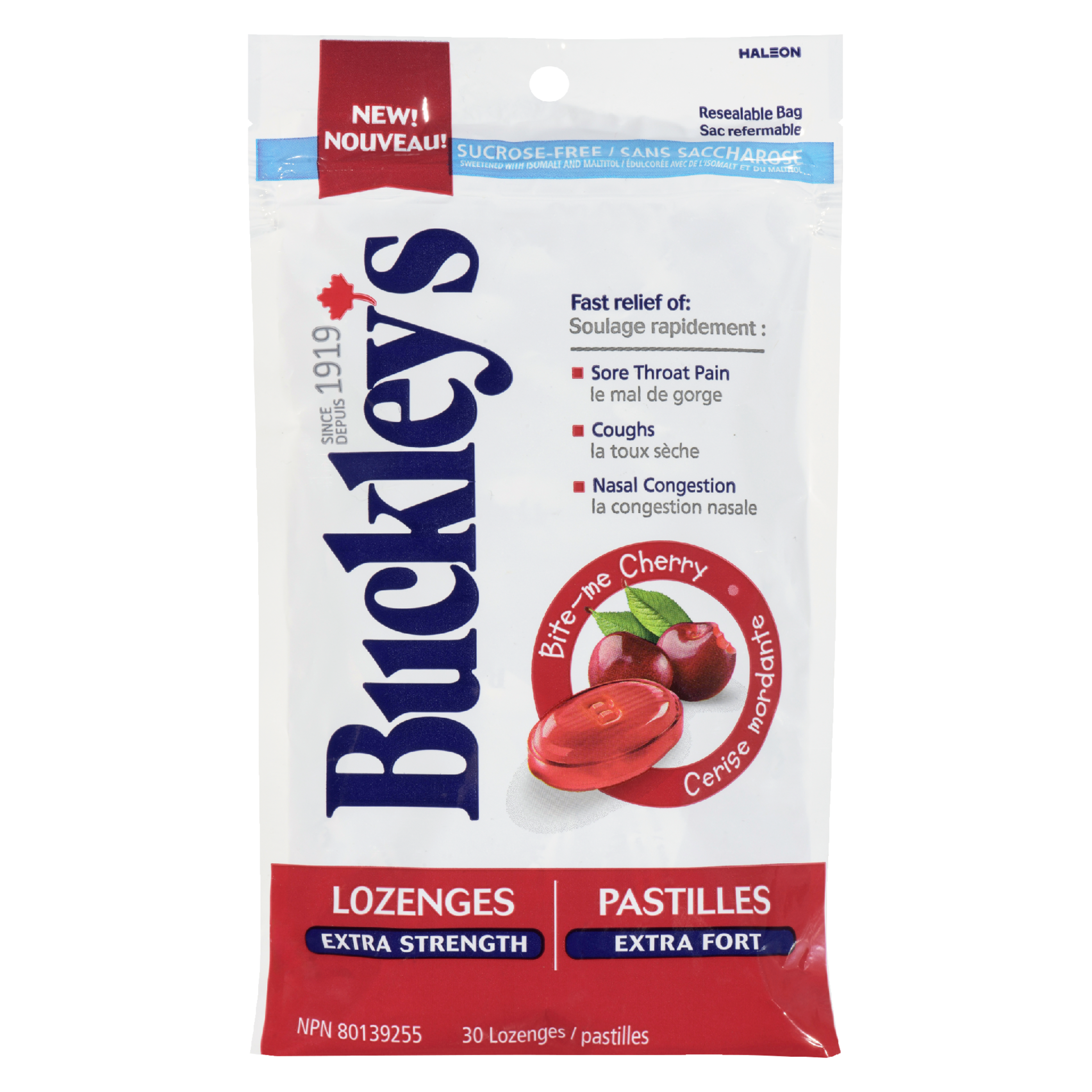 Buckley's Bite-Me Cherry Extra Strength 30 Lozenges