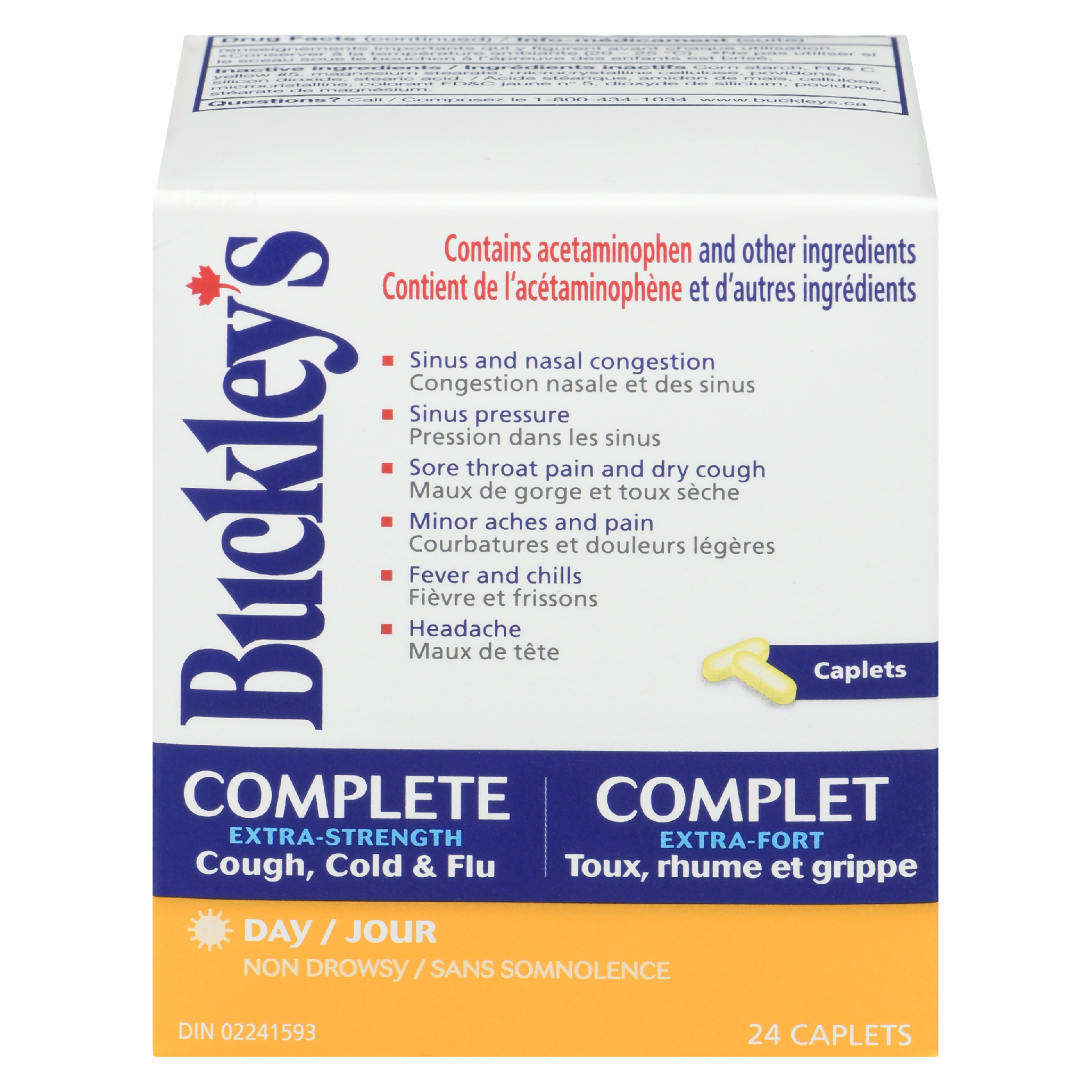 Buckley's Complete Cough, Cold & Flu Extra-Strength Day 24 Caplets