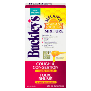 Buckley's Cough & Congestion + Sore Throat Syrup Soothing Mixture 250 ml