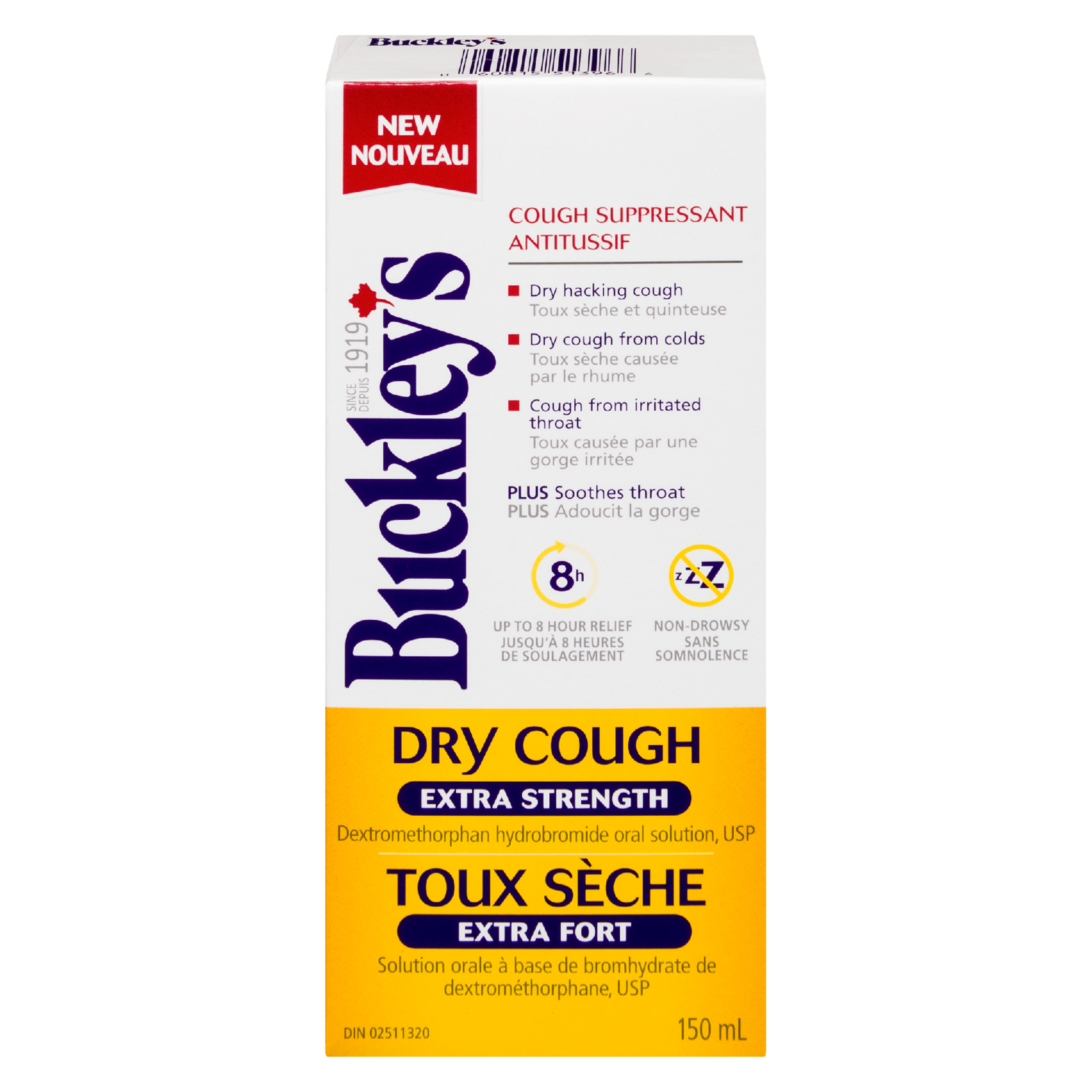 Buckley's Cough Suppressant Dry Cough Extra Strength 150 ml
