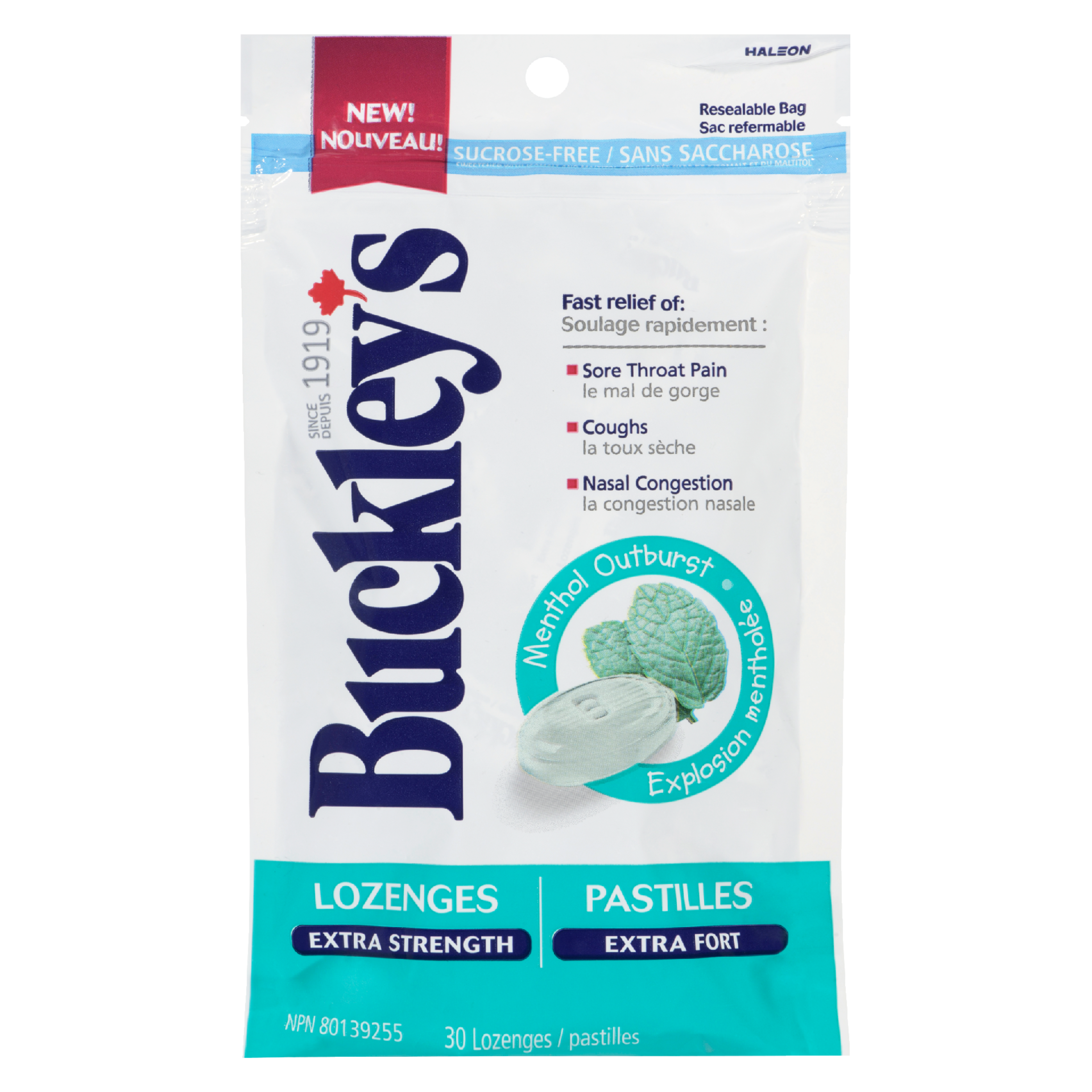 Buckley's Menthol Outburst Extra Strength 30 Lozenges