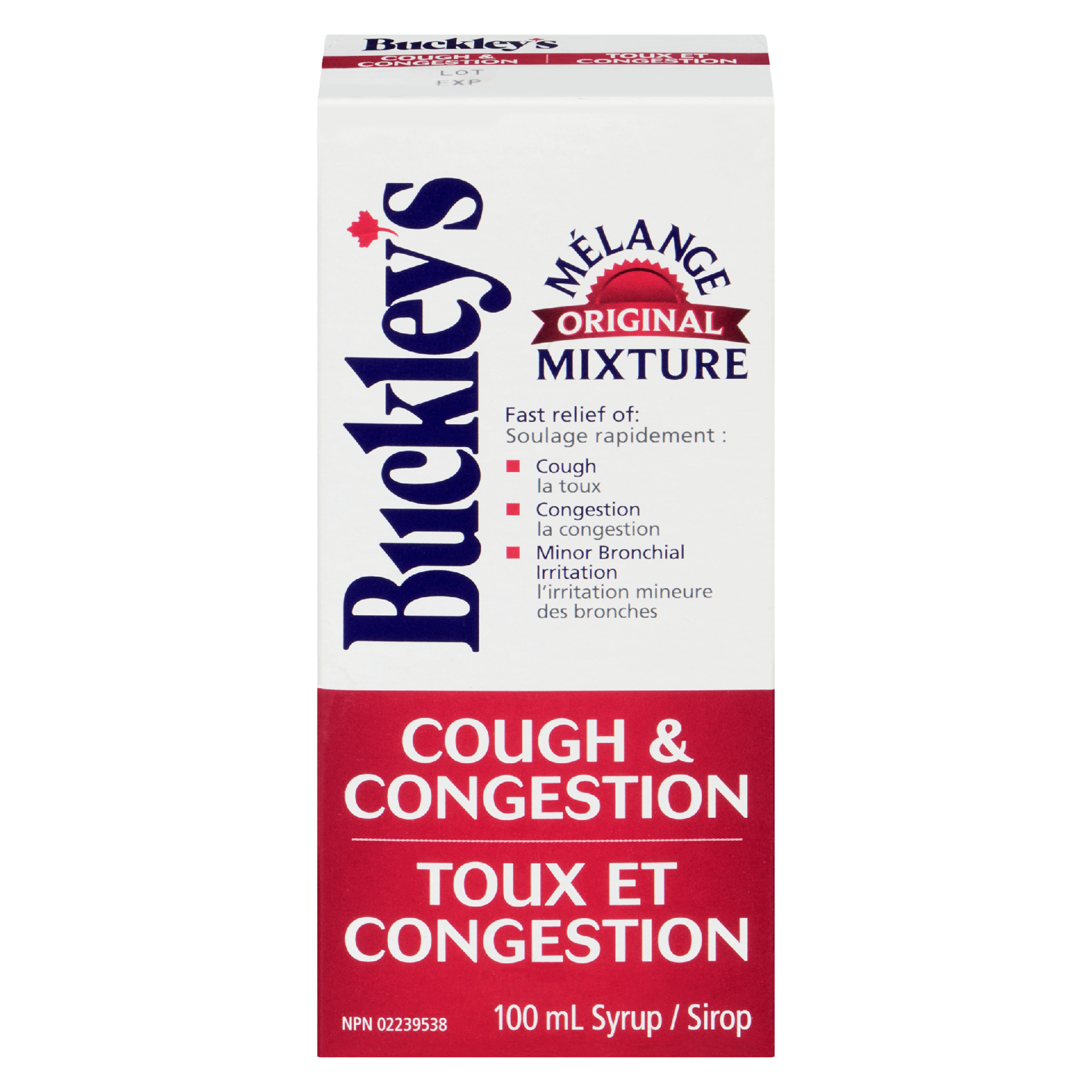 Buckley's Syrup Original Mixture Cough & Congestion 100 ml