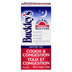 Buckley's Syrup Original Mixture Nighttime Cough & Congestion 100 ml