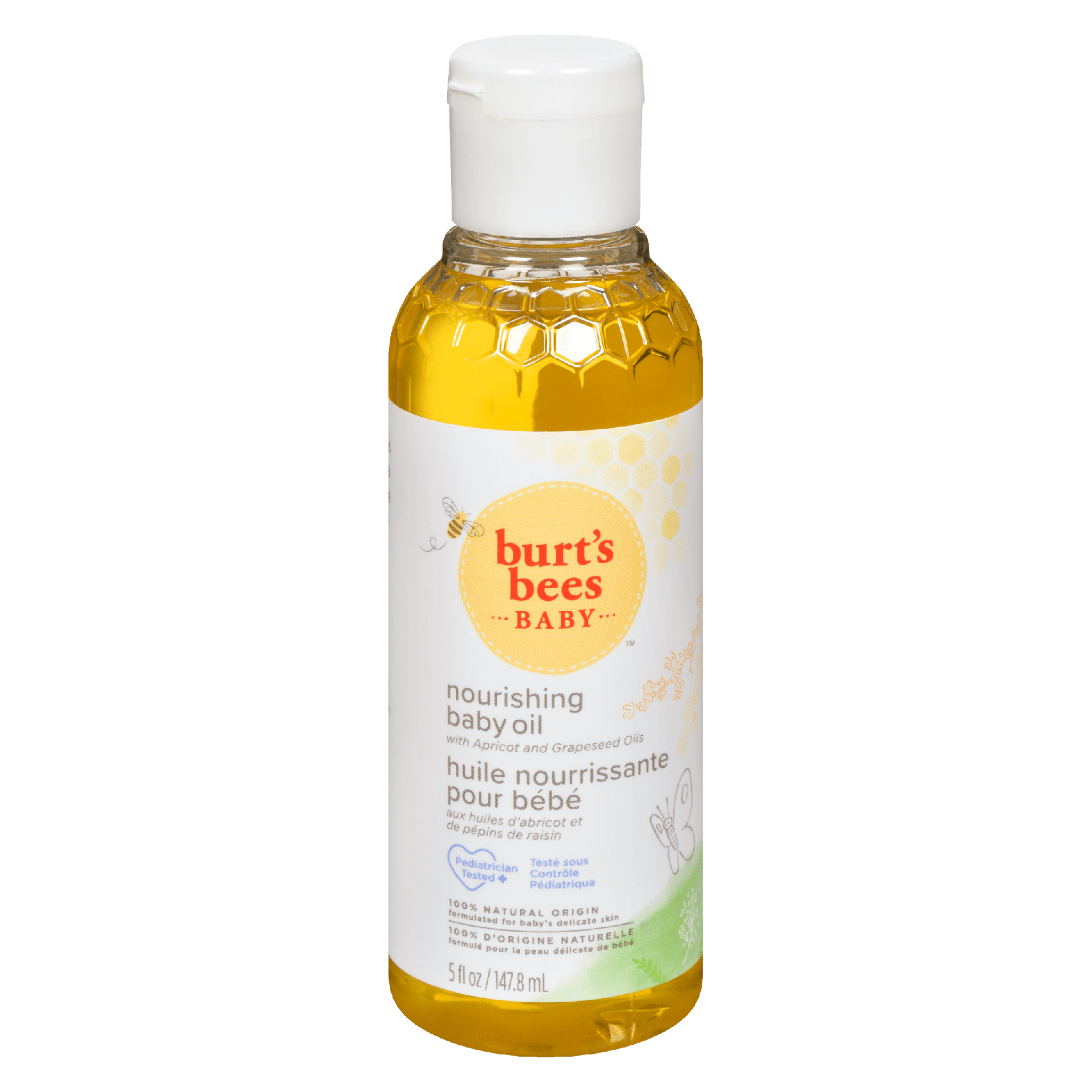 Burt's Bees Baby Nourishing Baby Oil with Apricot and Grapeseed Oils 147.8 ml