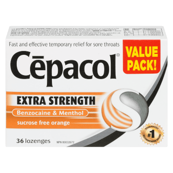 Cēpacol Extra Strength Benzocaine & Menthol 36 Lozenges