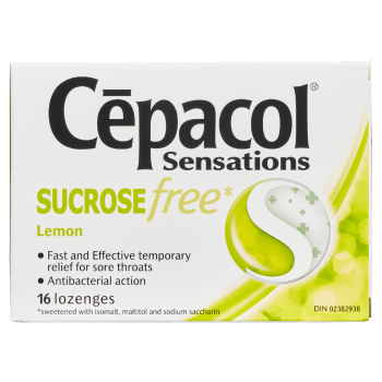 Cēpacol Sensations Lemon 16 Lozenges
