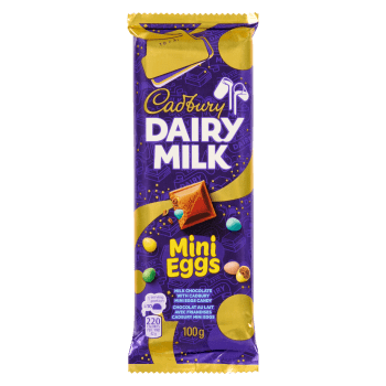 Cadbury Dairy Milk Chocolate with Cadbury Mini Eggs Candy 100 g