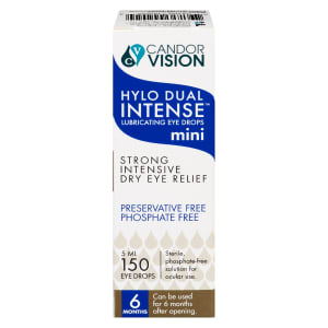 CandorVision Hylo Dual Intense Lubricating Eye Drops Mini 150 Eye Drops 5 ml