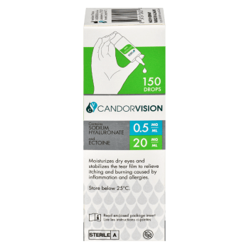 CandorVision Hylo-Dual Lubricating Eye Drops Mini 150 Eye Drops 5 ml