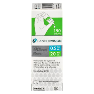 CandorVision Hylo-Dual Lubricating Eye Drops Mini 150 Eye Drops 5 ml