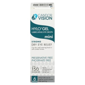 CandorVision Hylo Gel Lubricating Eye Drops Mini 150 Eye Drops 5 ml