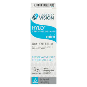 CandorVision Hylo Lubricating Eye Drops Mini 150 Eye Drops 5 ml