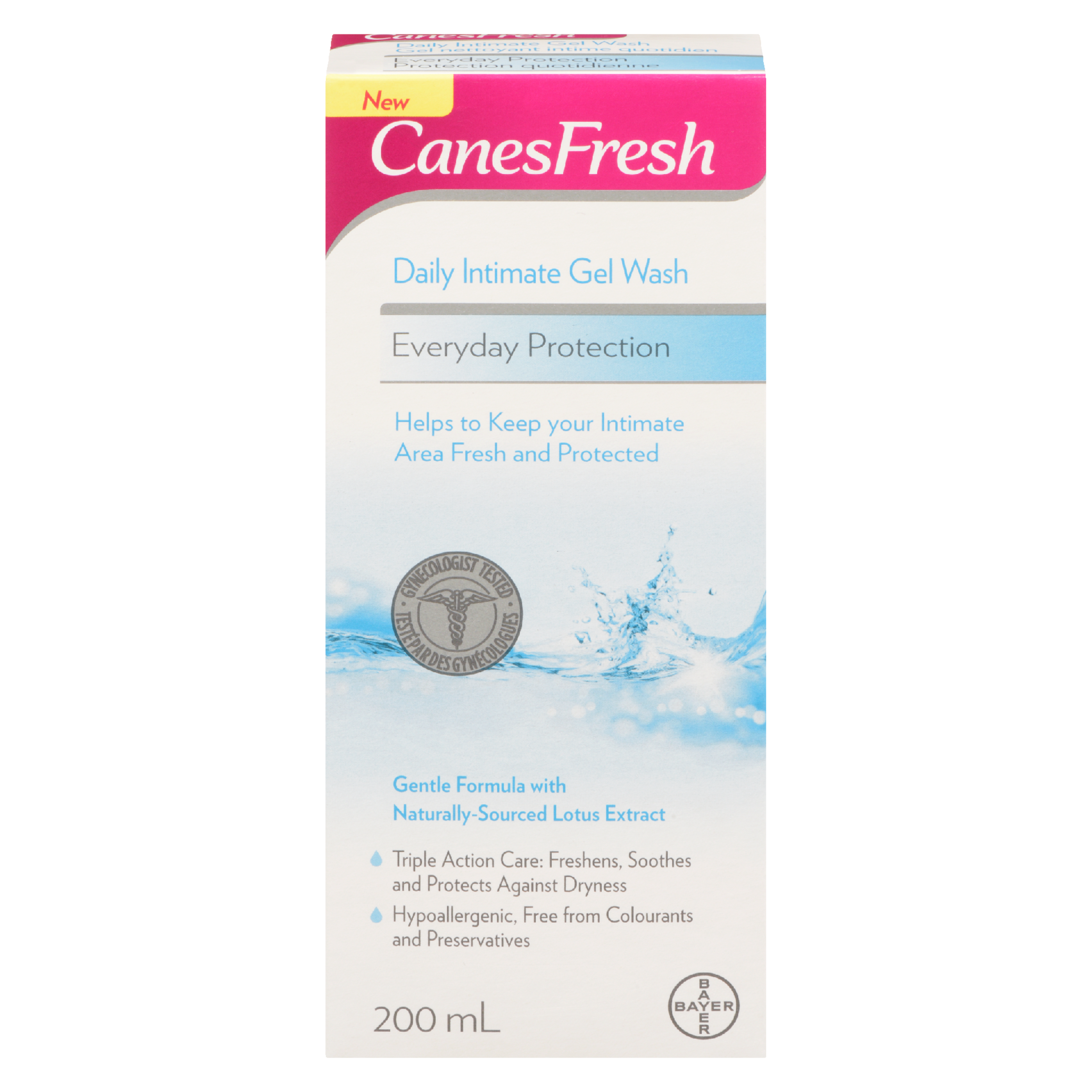CanesFresh Daily Intimate Gel Wash Everyday Protection 200 ml