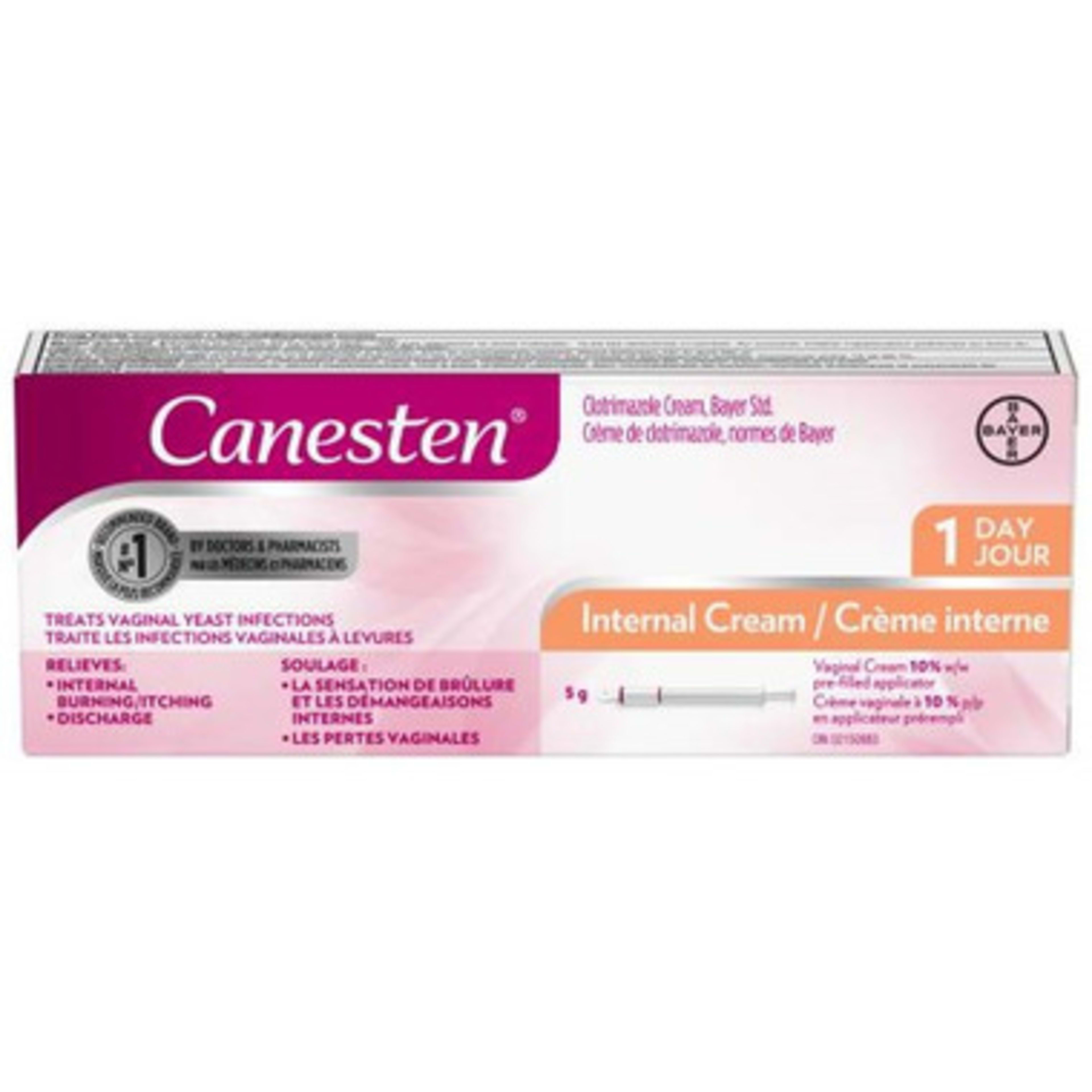 Canesten Internal Cream 1 Day 5 g