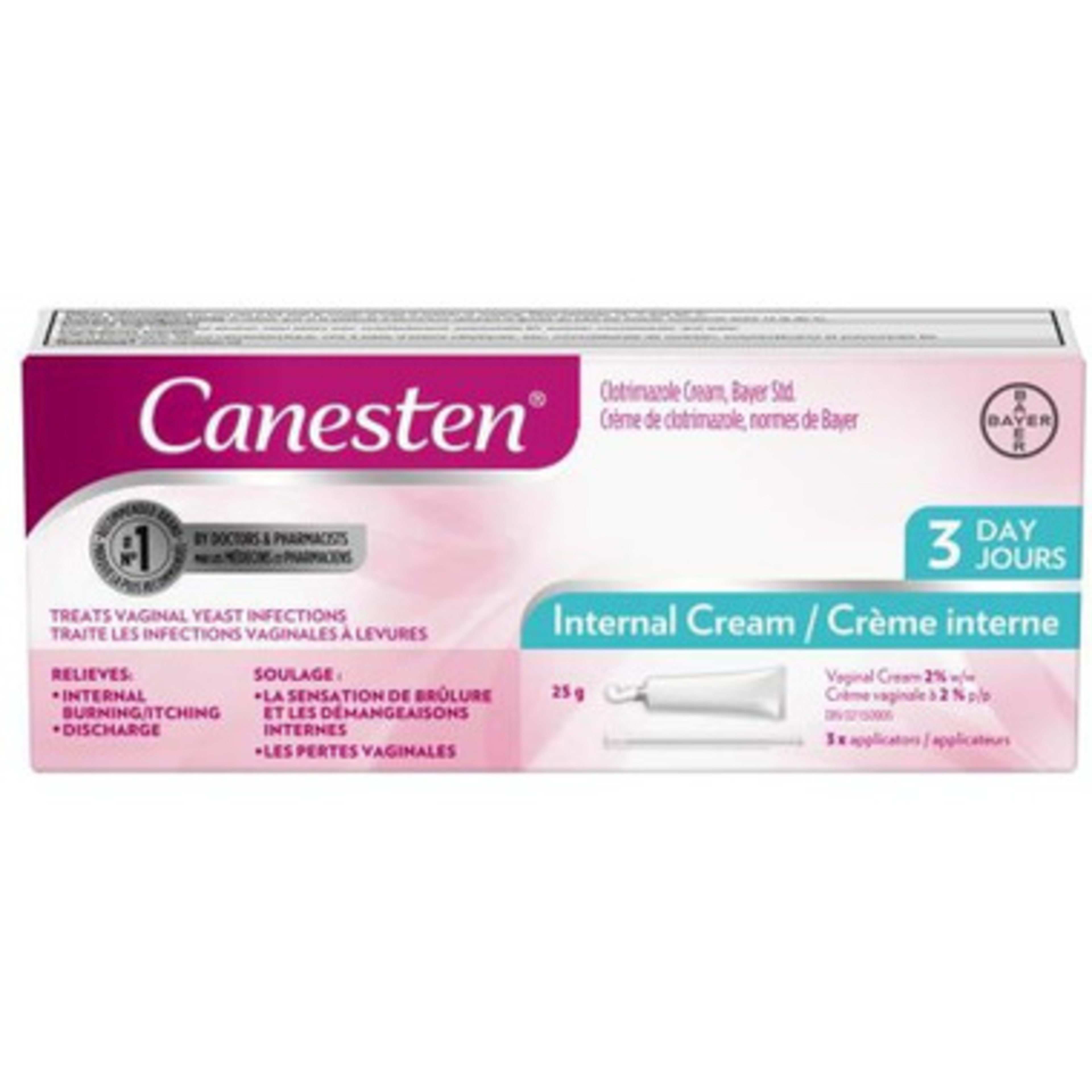 Canesten Internal Cream 3 Day 25 g