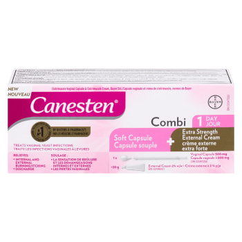 Canesten Soft Capsule + Extra Strength External Cream Combi 1 Day