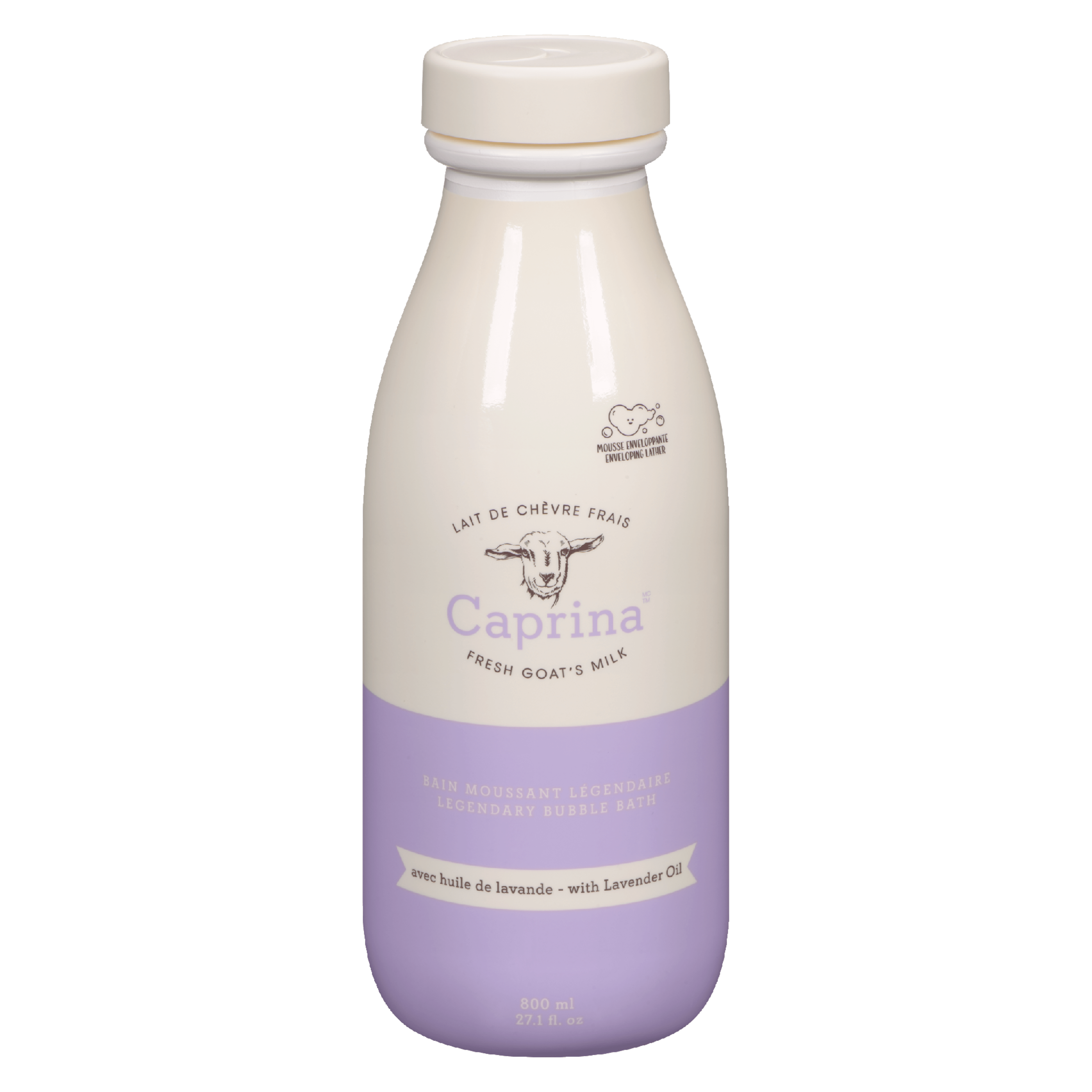 Caprina Legendary Bubble Bath with Lavender Oil 800 ml