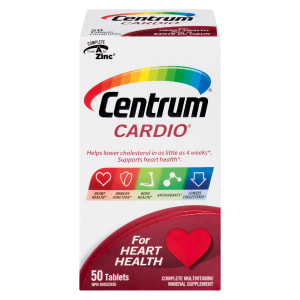 Centrum Cardio Complete Multivitamin/Mineral Supplement 50 Tablets