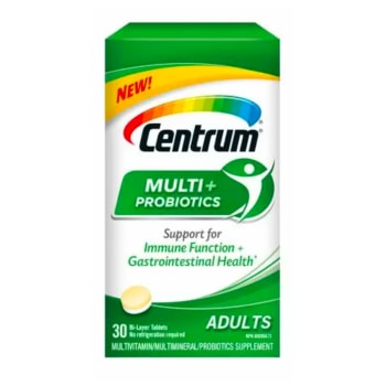 Centrum Multi Plus Probiotics Adult Multivitamin/Multimineral Supplement And Probiotics