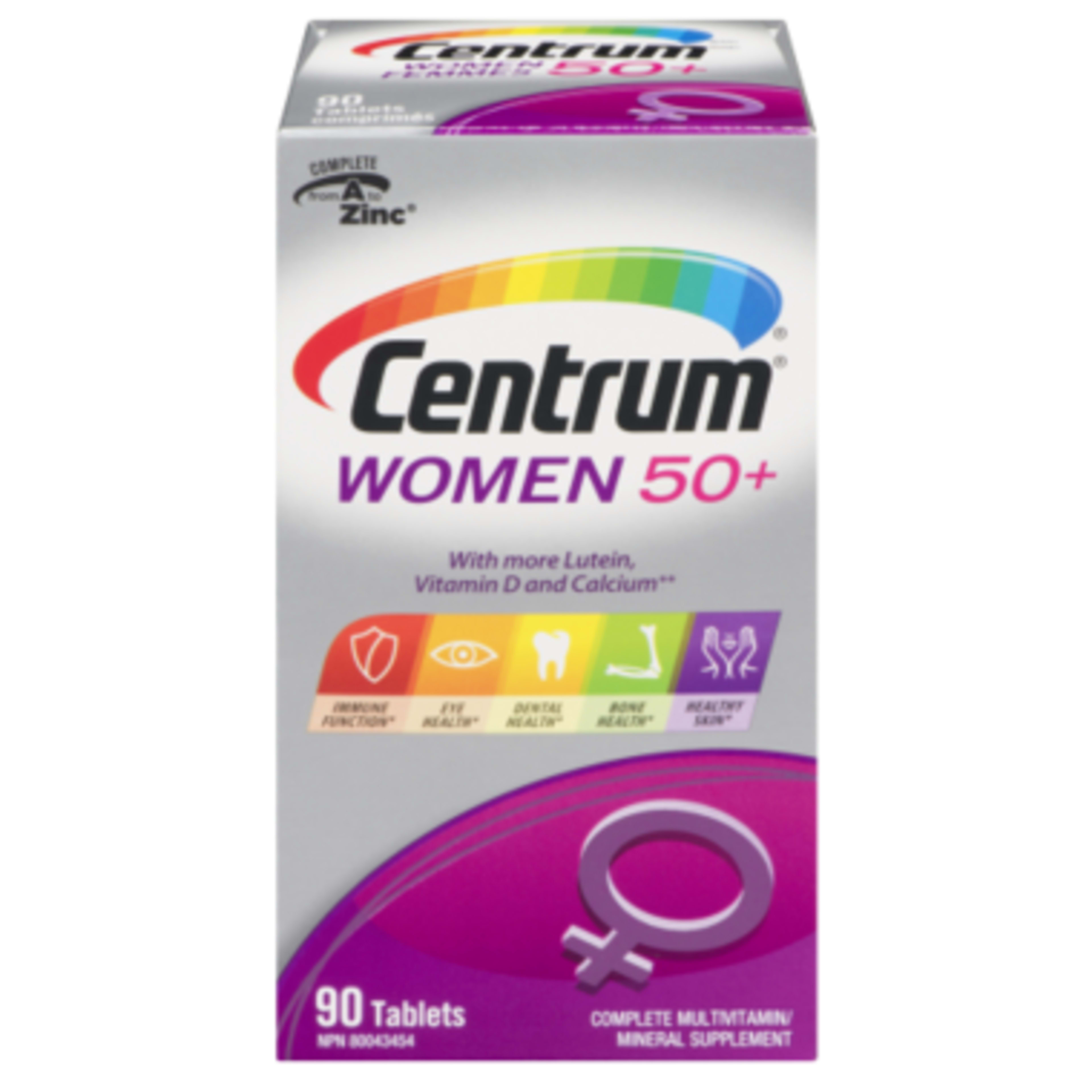 Centrum Complete Multivitamin & Multimineral Supplement Women 50+ 90 Tablets