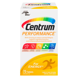 Centrum Performance Complete Multivitamin/Mineral Supplement 75 Tablets