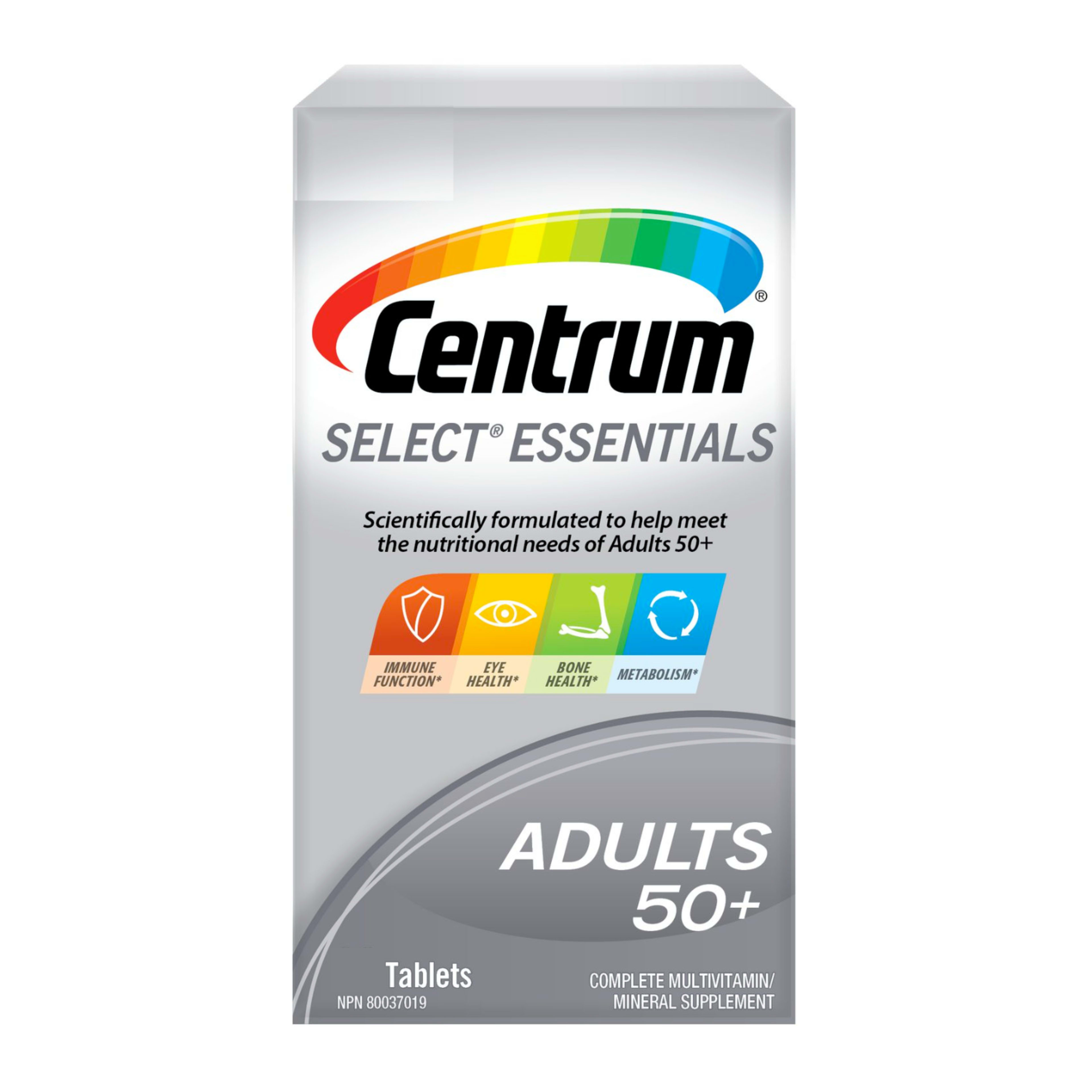 Centrum Select Essentials Complete Multivitamin/Mineral Supplement Adults 50+ 60 Tablets