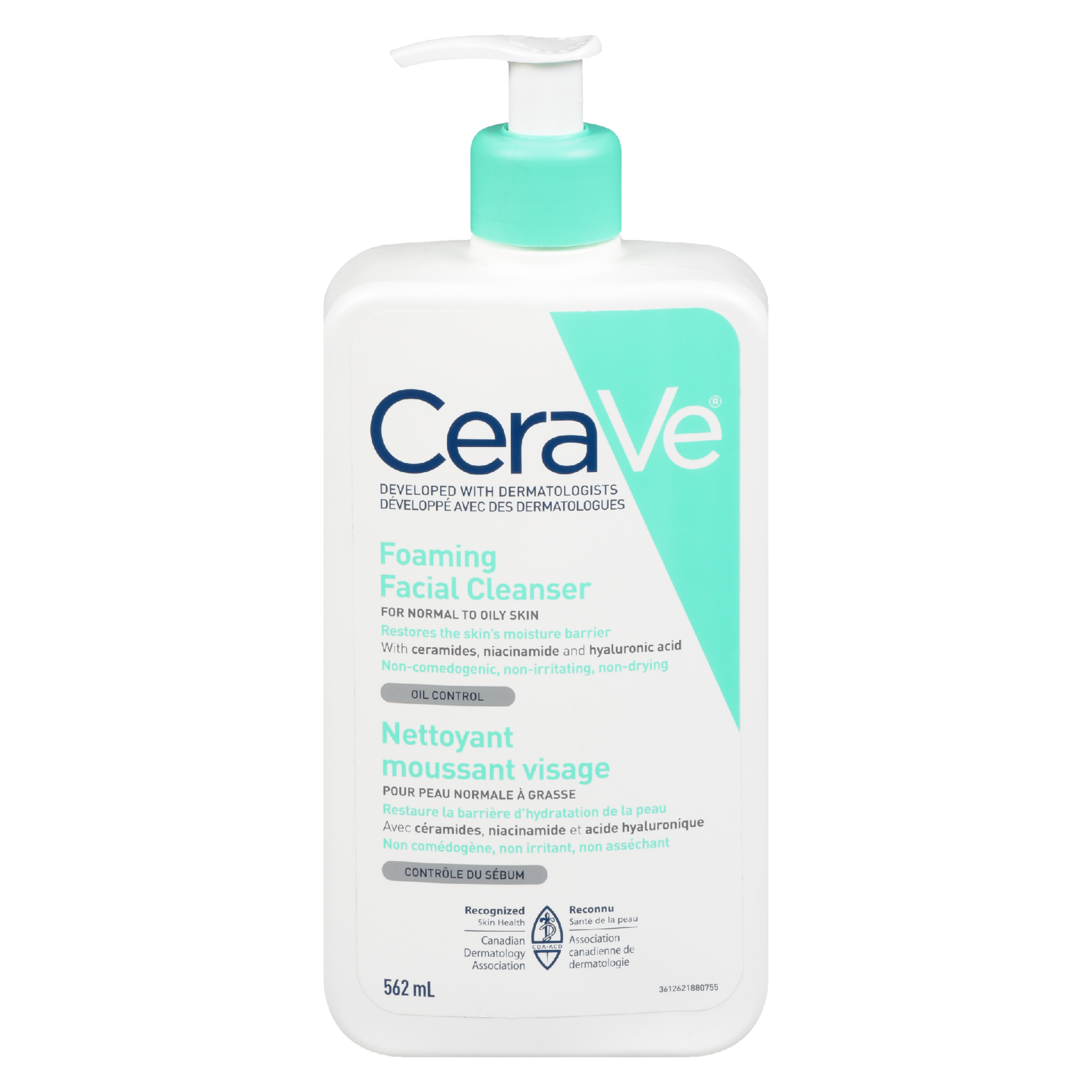 CeraVe Foaming Facial Cleanser for Normal to Oily Skin 562 ml