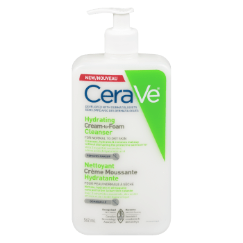 CeraVe Hydrating Cream-to-foam Cleanser for Normal to Dry Skin 562 ml