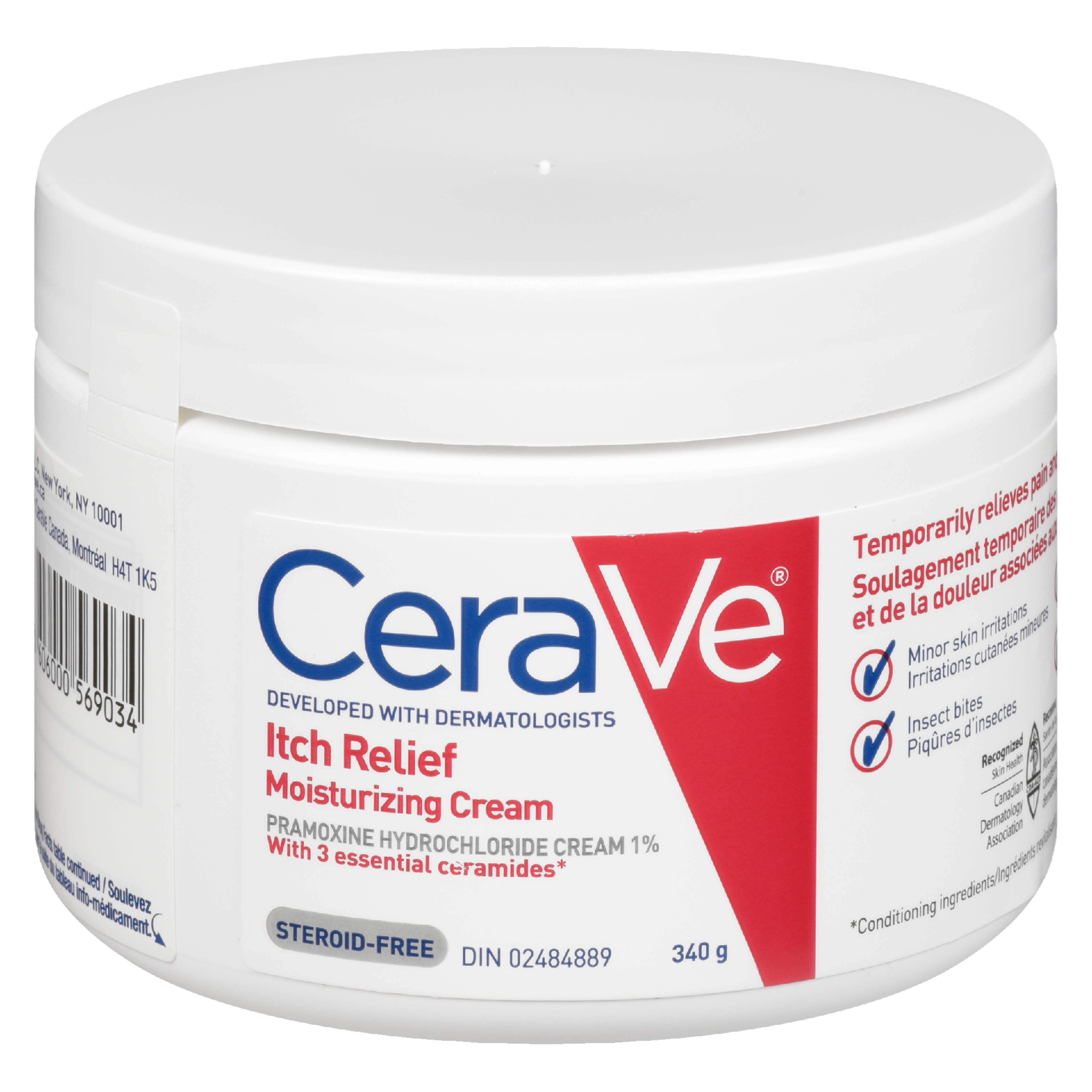 CeraVe Itch Relief Moisturizing Cream 340 g