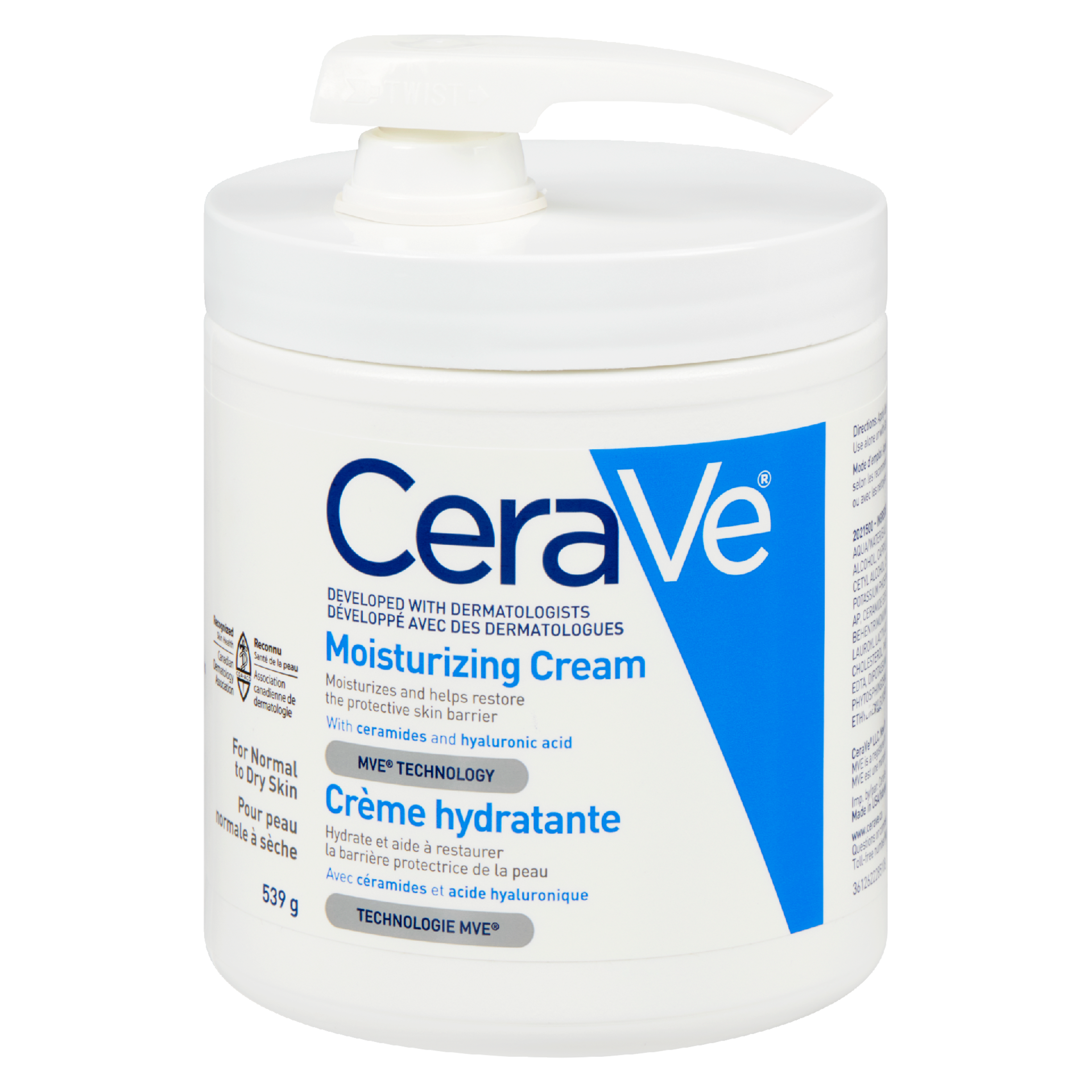 CeraVe Moisturizing Cream for Normal to Dry Skin 539 g